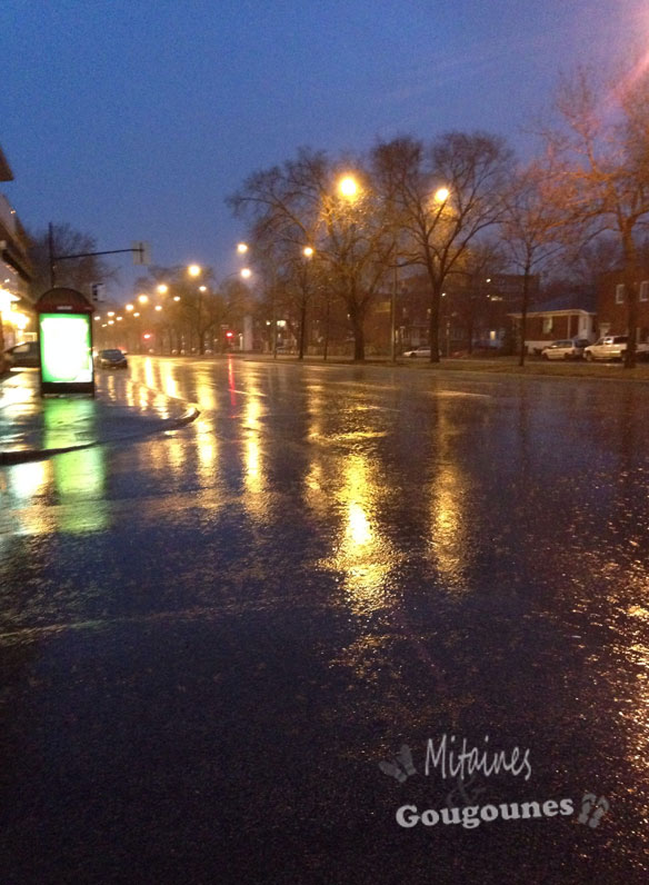 Pluie sur Montréal